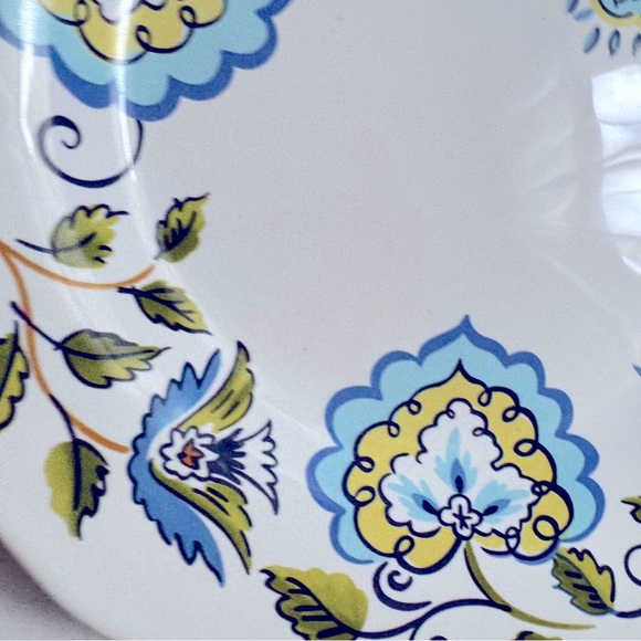 The Longaberger Company. Earth and Sky serving dish . Beautiful floral design . - Picture 4 of 14